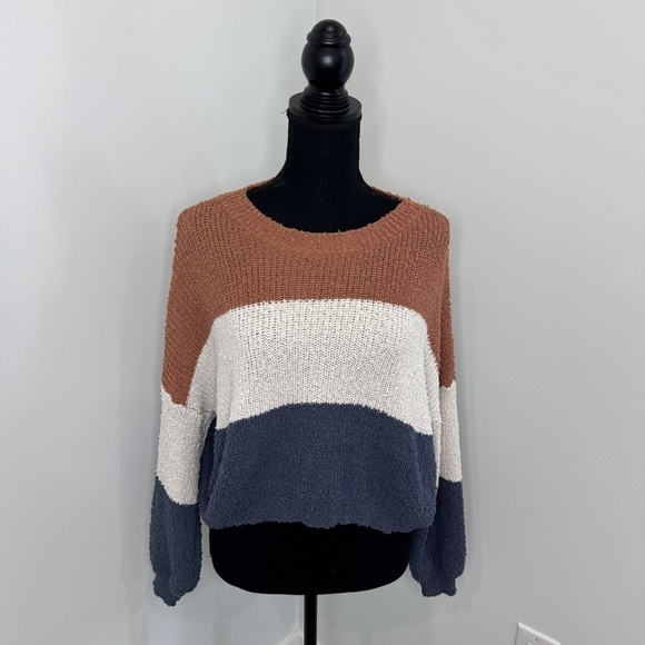 Debut Knit Oversized Bubble Sleeve Sweater XS - Picture 1 of 8